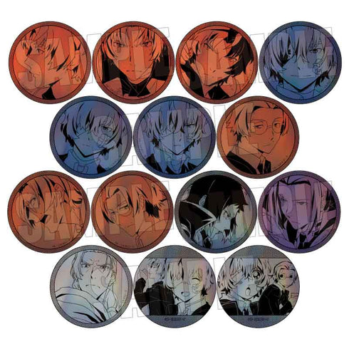 『文豪ストレイドッグス』トレーディングホログラム缶バッジ /黒の時代【BOX】